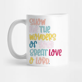 God of Great Love Mug